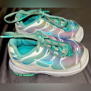 Nike Little AirMax Plus Light Aqua 6c